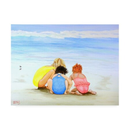 Trademark Fine Art Patrick Sullivan '3 Lil Maids' Canvas Art, 35x47 ALI45351-C3547GG